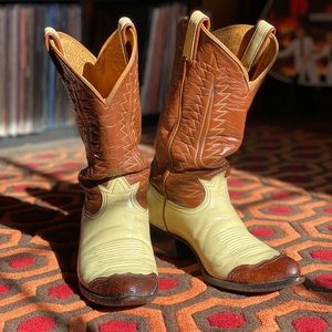 Vintage 1970s Tony Lama Cowboy Boots